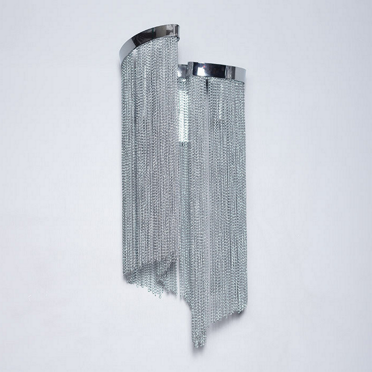 Бра Stream Серебряный в стиле Terzani