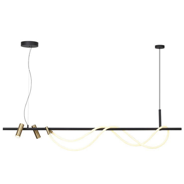 Люстра подвесная Tracer Bar  L180 Gold