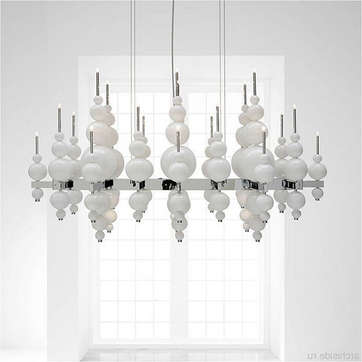 Люстра  Tears From Moon 22 White в стиле Ilfari