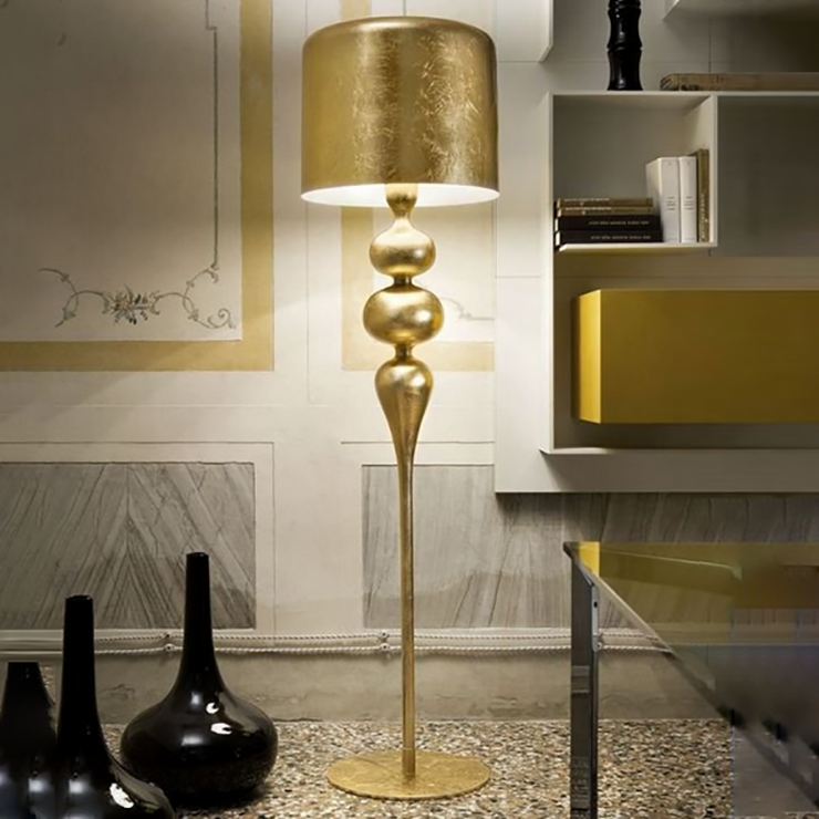 Торшер Eva STL3+1 Золотой в стиле Maciera