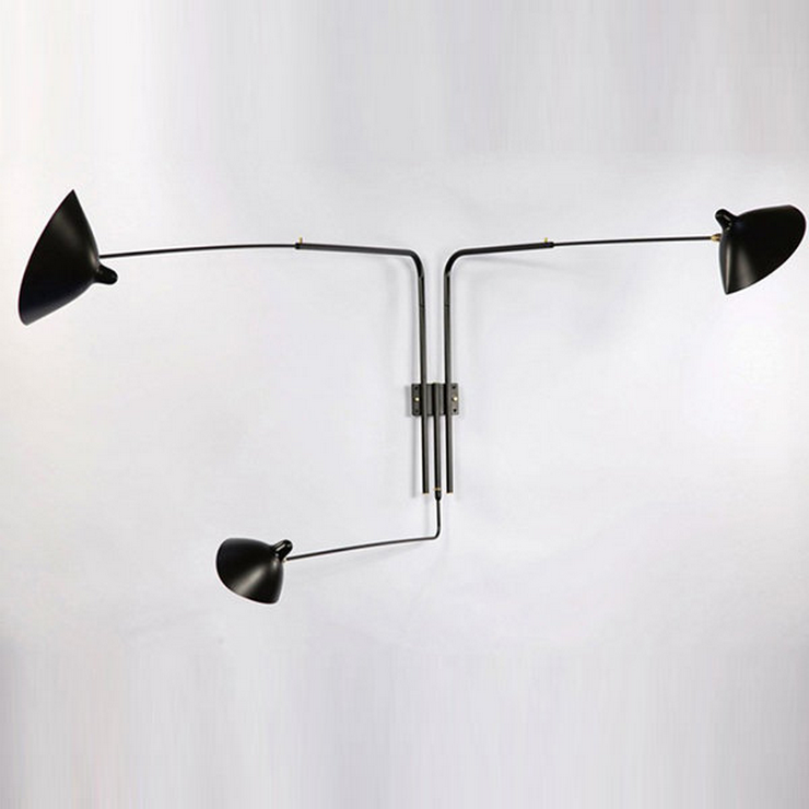 Бра 3 в стиле Serge Mouille