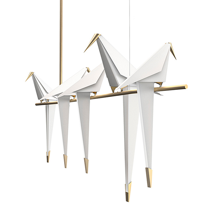 Люстра на штанге  Perch Light Branch Line 5 в стиле Moooi