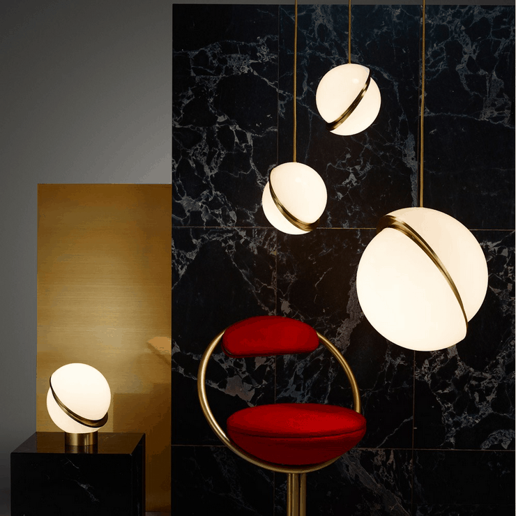 Светильник Crescent Ceiling Light Gold в стиле Lee Broom