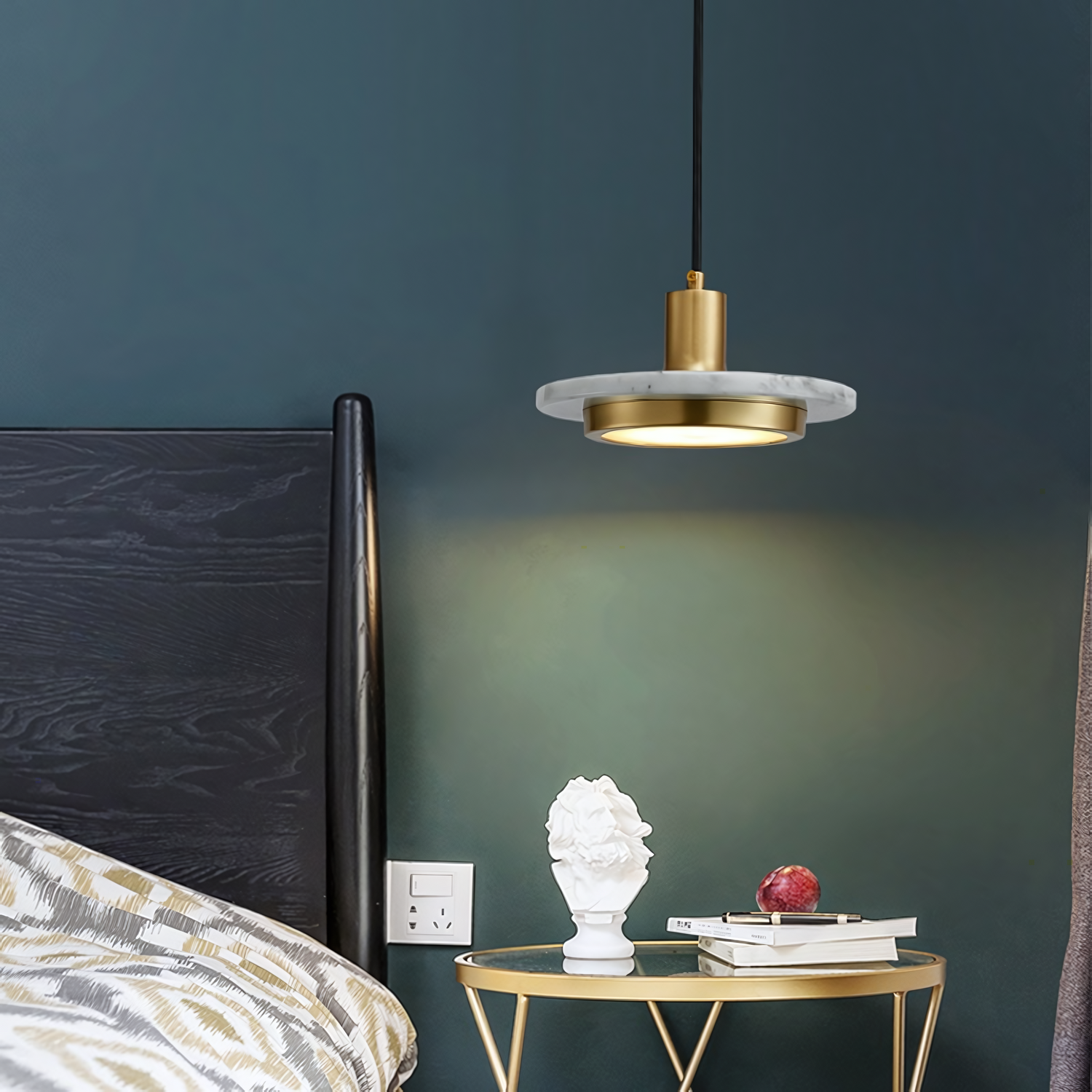 Светильник подвесной Pirita l White