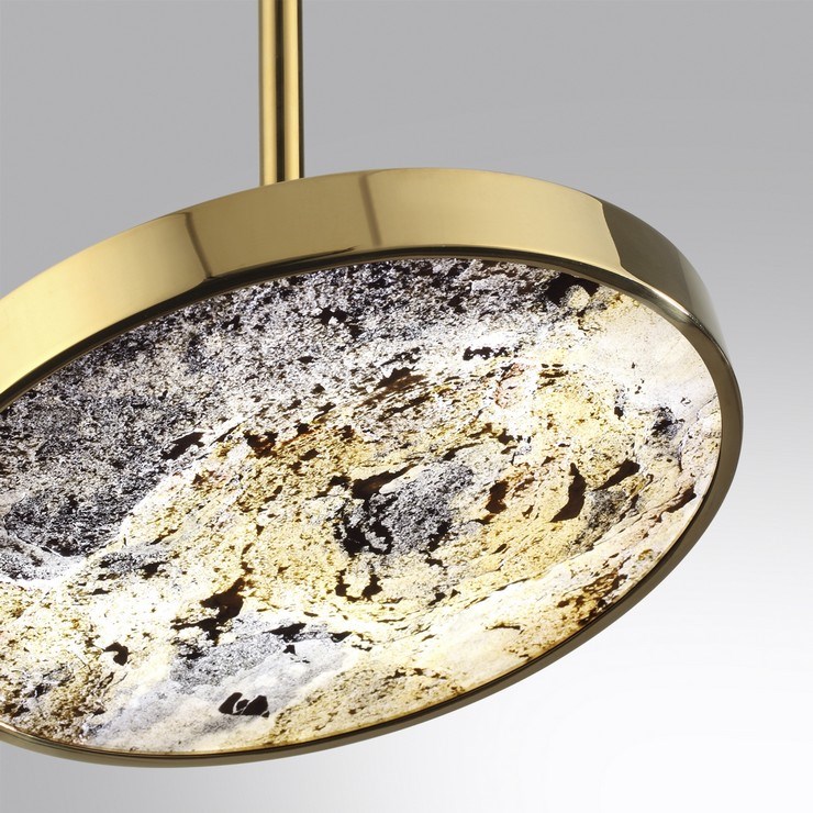 Светильник подвесной Pietra Gold