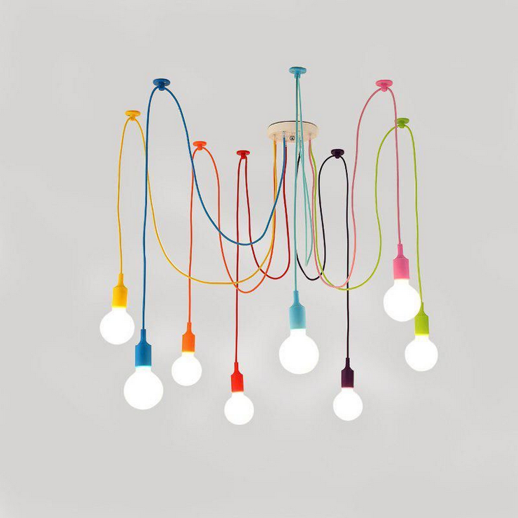 Люстра Spider Collor  8 плафонов