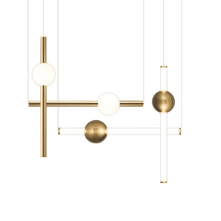 Светильник  Orion Globe Tube 4 в стиле Lee Broom