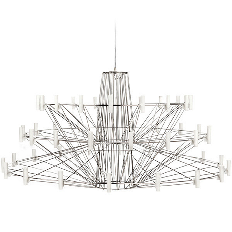 Люстра Coppelia D100 Nickel в стиле Moooi