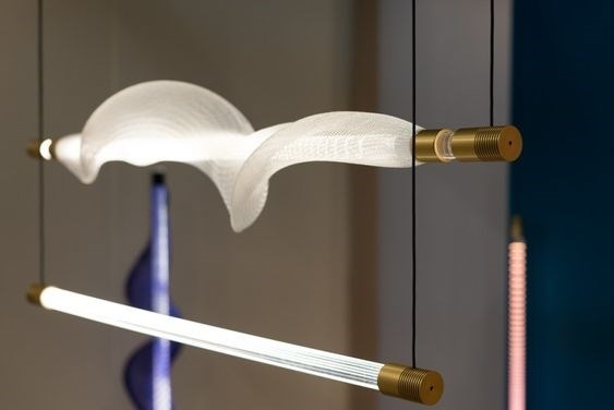 Светильник подвесной Vapour Vertical Blue H80