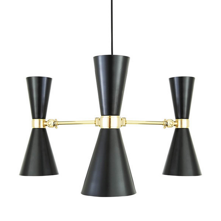 Люстра Cairo 3 Black в стиле Mullan