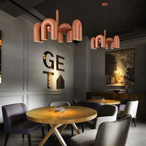 Люстра Cirkus Wall Lamp в стиле AGO розовый