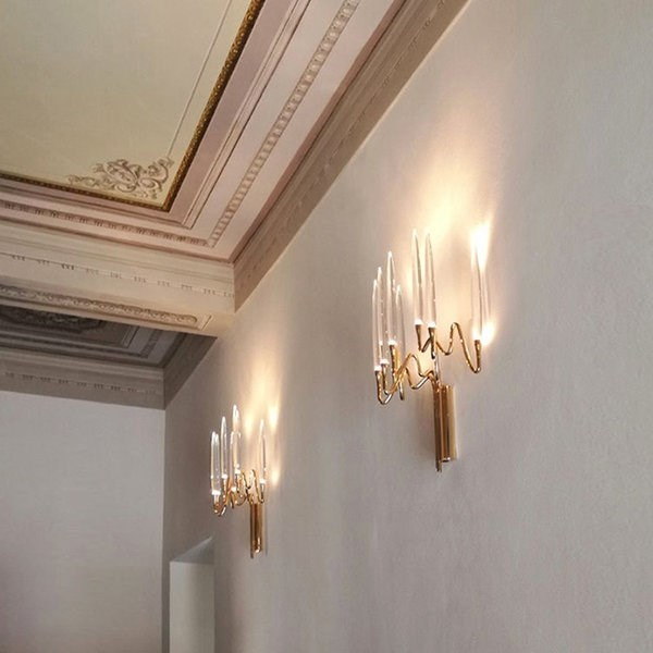Бра 12 Wall Sconce Chandelier Gold в стиле Il Pezzo Mancante