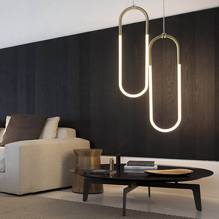 Светильник подвесной Rudi Loop 02 в стиле Roll&Hill