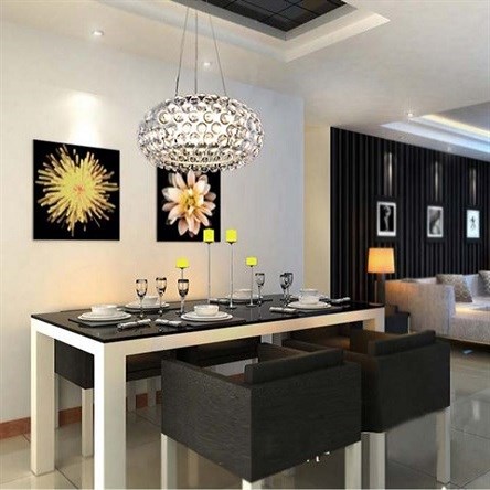 Дизайнерское освещение для гостиной в современном стиле