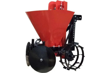 фото Картофелесажалка на грунтозацепах с отключаемой лентой подачи клубней