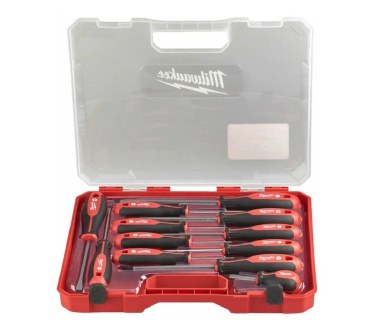 фото Набор MILWAUKEE "ЛЕТНИЕ ПОДАРКИ" №5 (Набор отверток 12 пр. + нож складной) 493310010