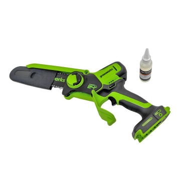 фото Мини-пила цепная аккумуляторная GREENWORKS GD24CSMNX (без АКБ и ЗУ) 2008707