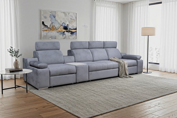 Модульный диван Ройс (столик + розетки)