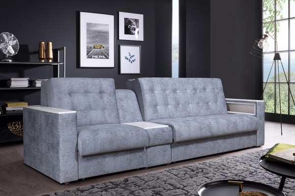 Модульный диван Поло Дубль (столик + окошко)