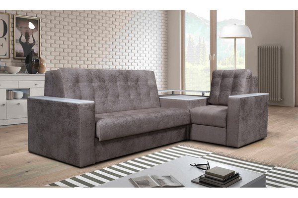 Модульный диван Поло Дубль (эркер)