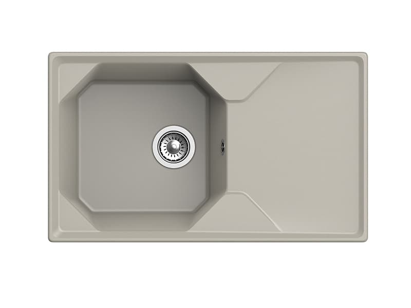 Мойка GranFest UNIQUE U-840L, 840х500 мм, топаз