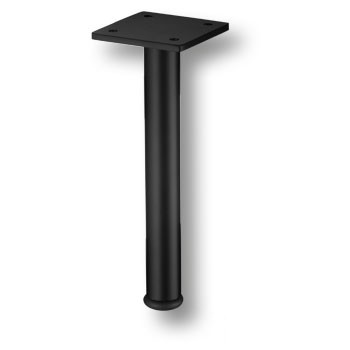 Опора декоративная мебельная, 170х80мм, металл, черный