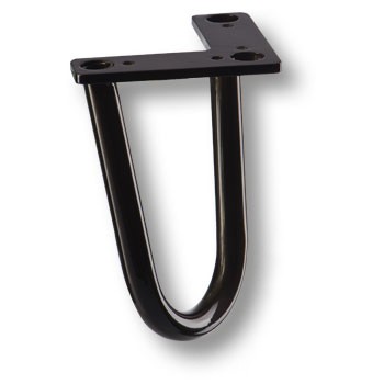 Опора декоративная мебельная, 150х115х115мм, металл, черный