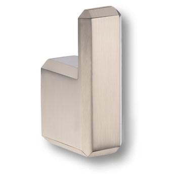 Крючок, 7106 010MP08, однорожковый, металл, сатин-никель