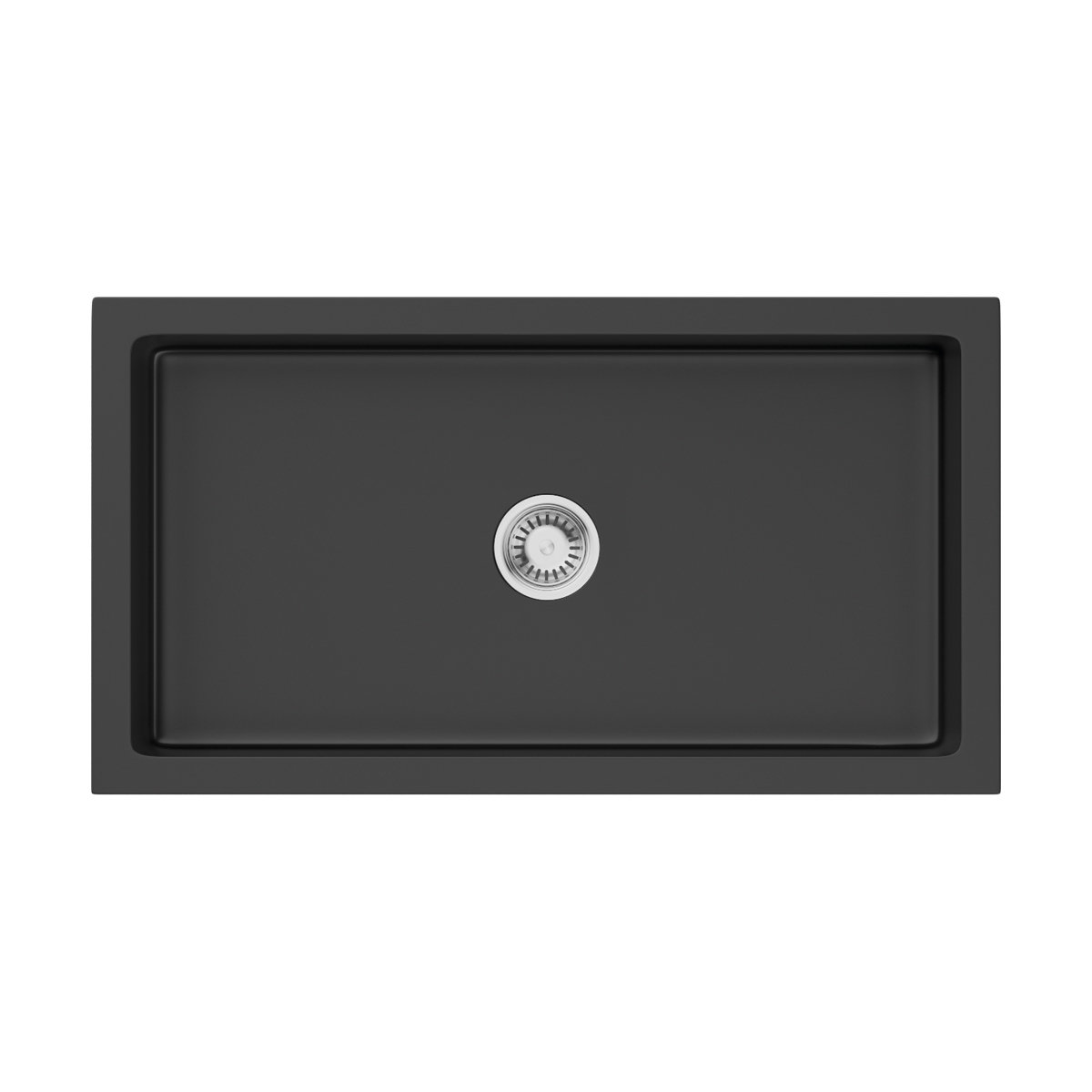 Мойка Mikura 83-BL, Natceramic/черный