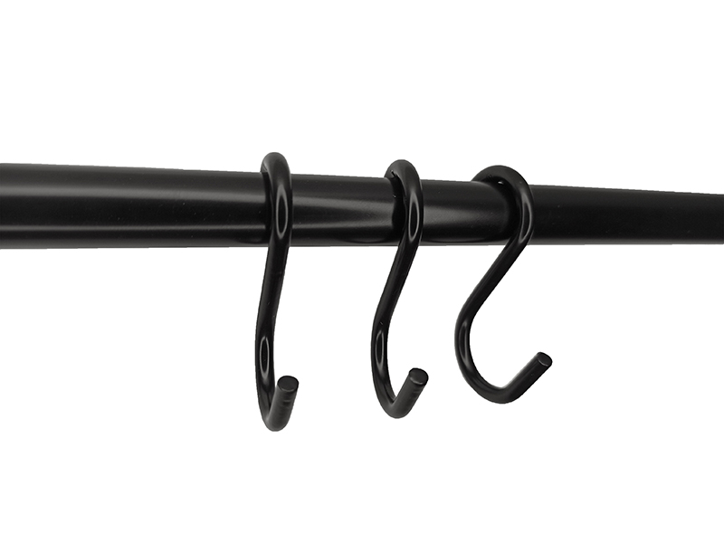 Крючок для рейлинга малый (съемный), черный матовый 