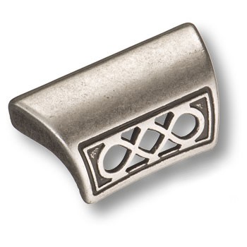 Ручка-скоба, 15.176.32.16, 32мм, металл, старое серебро