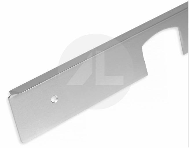 Планка угловая 38мм, R3, L=600мм, для столешниц EGGER, белый, Россия