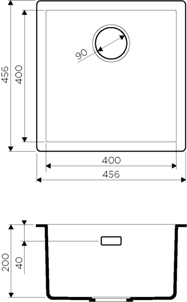 Мойка Yamakawa 45-U/I-GB, Artceramic/графит