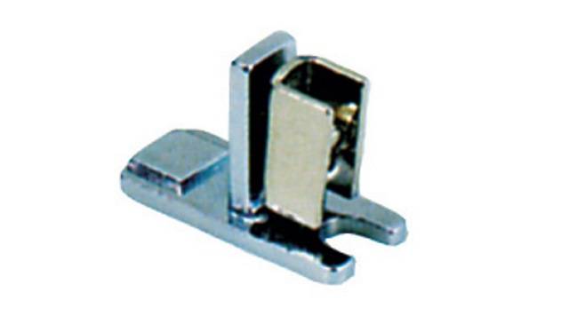 Заглушка для стеклянных раздвижных дверей, алюминий