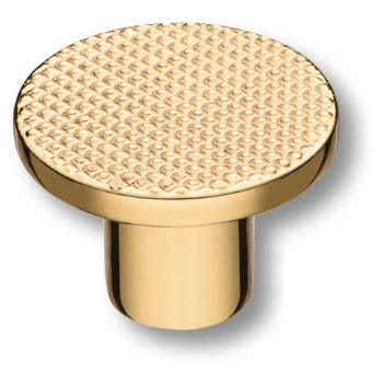 Ручка-кнопка, 25-Gold, d=25мм, металл, глянцевое золото
