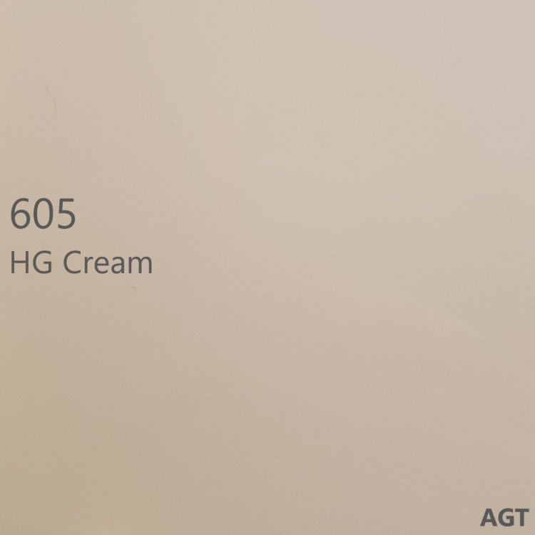 605, фасад, 18мм, крем глянец