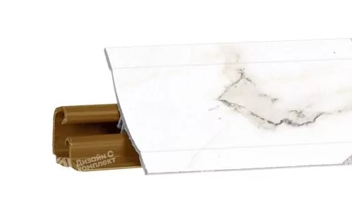 Плинтус LB-23, гранит белый, 3000мм, Россия