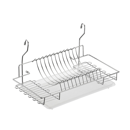 Сушка навесная, 440x240x250мм, поддон из пластика, хром