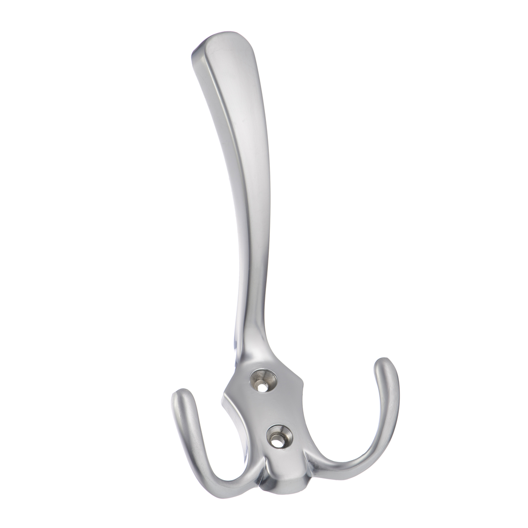 Крючок, KR 0050, трехрожковый, матовый хром