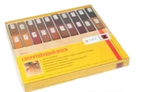 Набор сверхтвердых восков (40штх4см), древесные тона