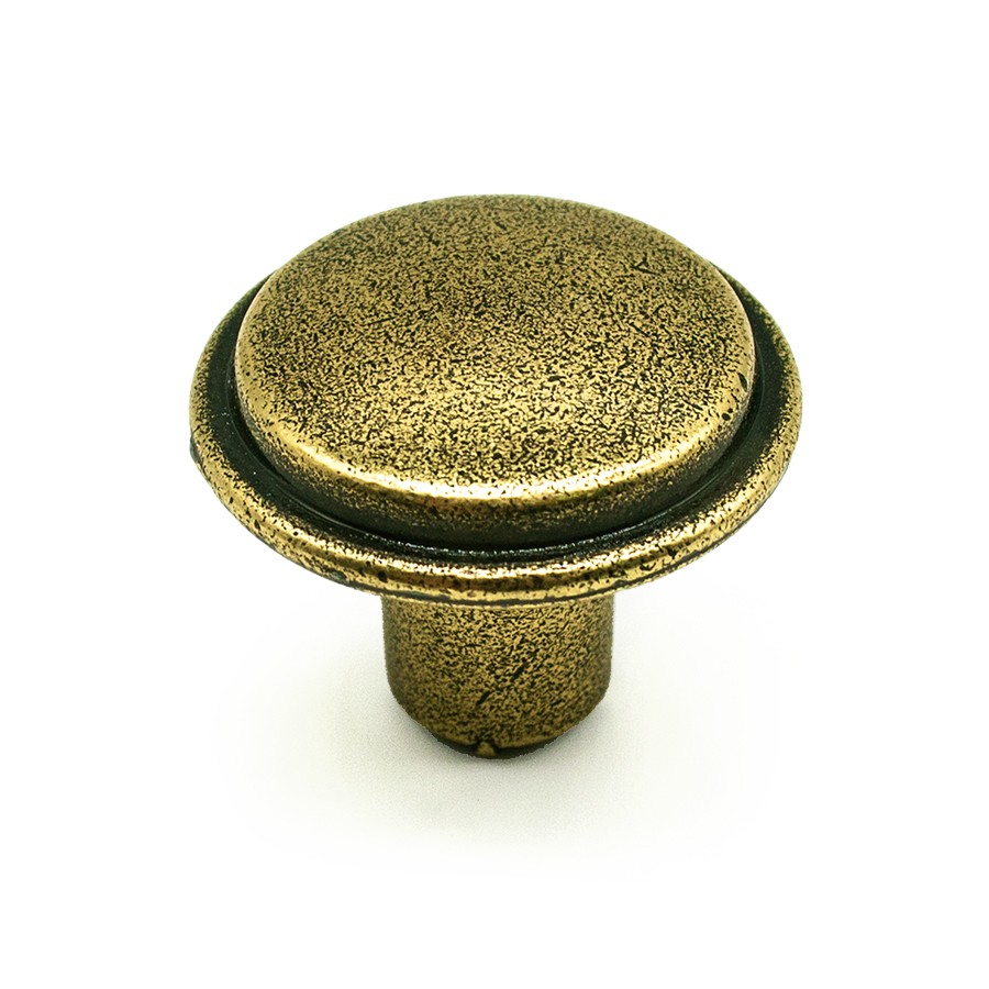 Ручка-кнопка, 11.6430.68, d=30мм, металл, бронза