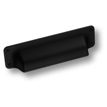 Ручка-раковина, 1170096MP24, 96мм, металл, черный