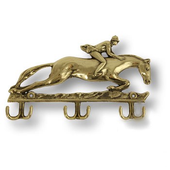 Вешалка "Наездник", 00077, латунь, глянцевая латунь