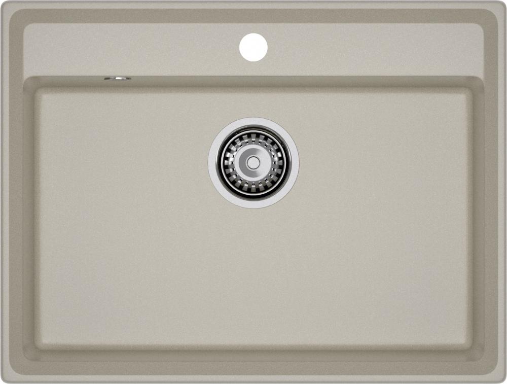 Мойка GranFest LEVEL 660, 660х500 мм, топаз