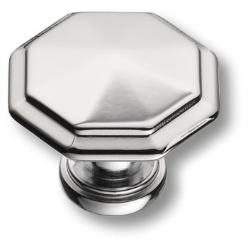 Ручка-кнопка, 15.309.01.07, d=35мм, металл, глянцевый хром