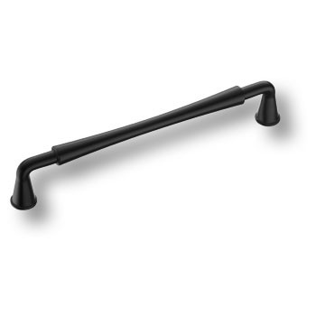 Ручка-скоба, 543-160-Matt Black, 160мм, металл, черный