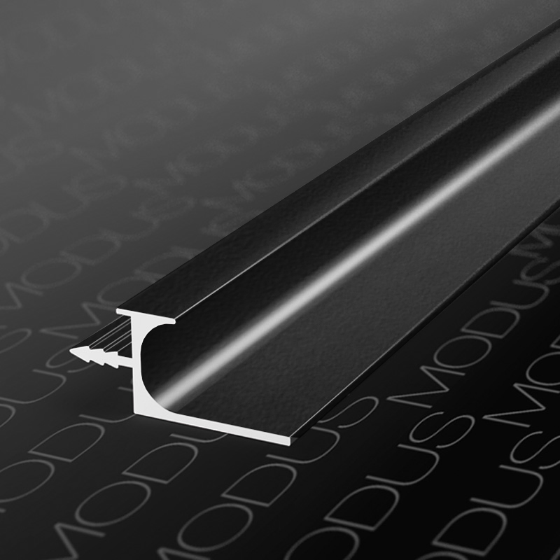 Ручка-профиль TW5 для ДСП 18мм, h=19,6мм, L=5000мм, черный матовый