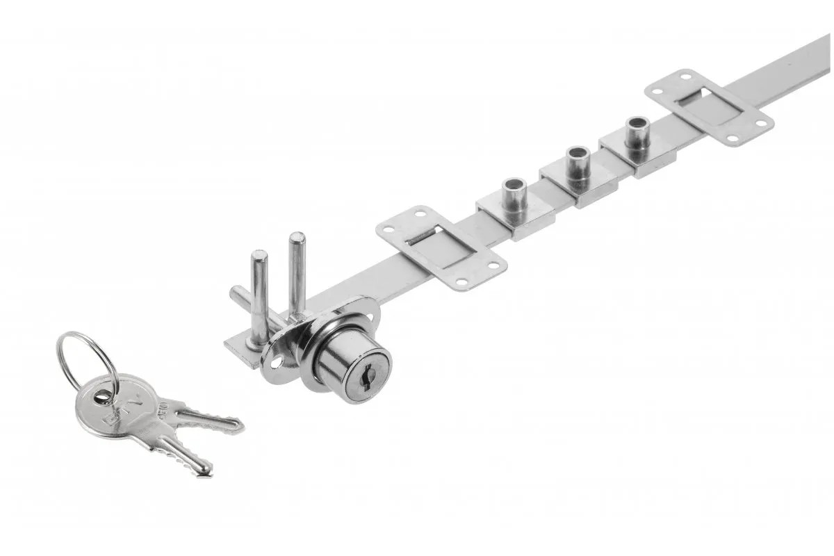 Замок центральный N288, L=1200мм, хром, GTV