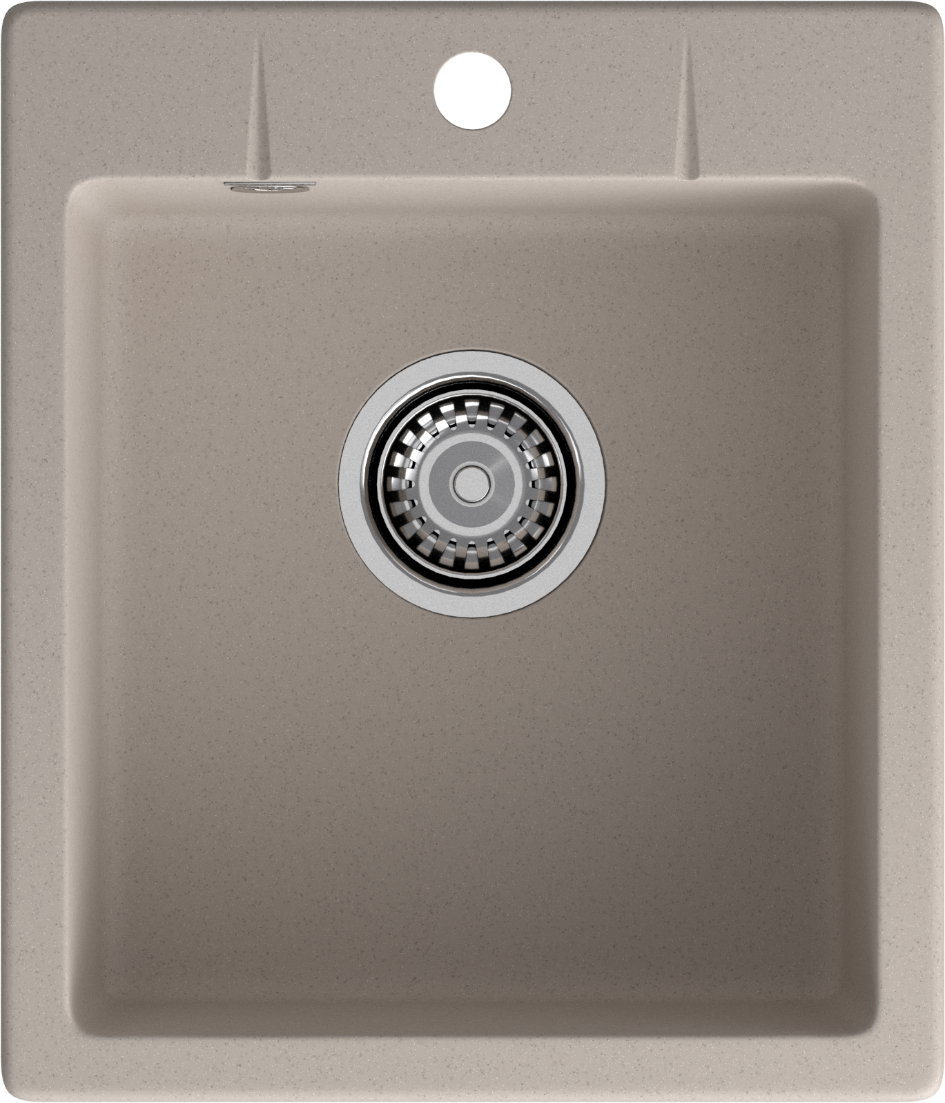 Мойка GranFest URBAN 242, 420х490 мм, песочный