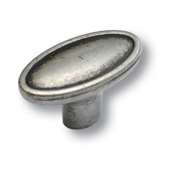 Ручка-кнопка, 1397.0040.016, 40х25мм, металл, серебро